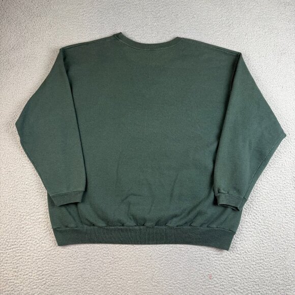 Women's Vintage Americana Crew Neck Sweatshirt 14/16 (XL) Embroidered Sweater - Picture 2 of 8